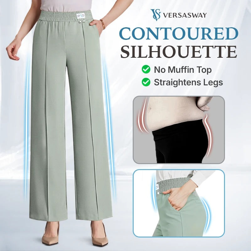 VersaSway - Ultra Smooth High Rise Elastic Waist Comfy Pants