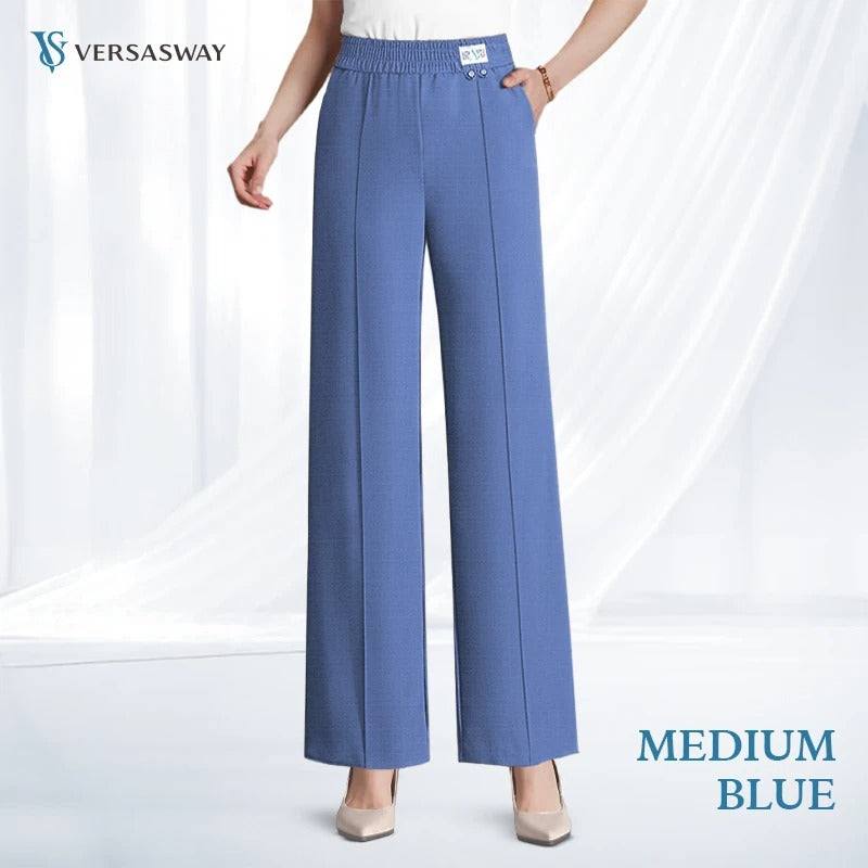 VersaSway - Ultra Smooth High Rise Elastic Waist Comfy Pants