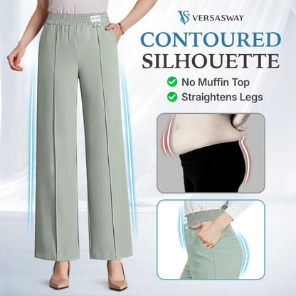 VersaSway - Ultra Smooth High Rise Elastic Waist Comfy Pants